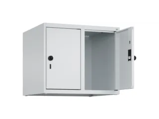 opzetkast,v. locker,2vak.,vak B 300mm,HxBxD 500x600x500mm,vleugeldeur - 2