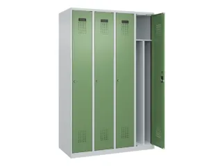 locker voor scheiding van kleding,HxBxD 1850x1200x500mm,4vak - 1