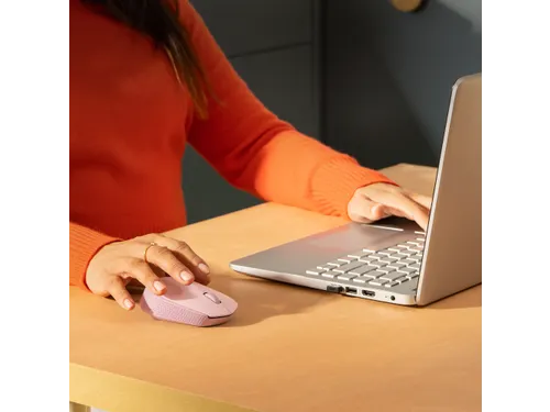 Logitech M171, Ambidextrous, Optisch, RF Draadloos, Roze
