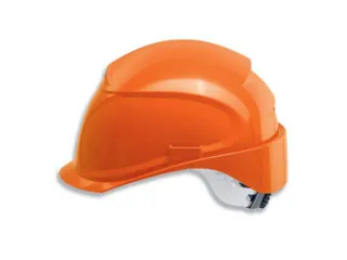 Uvex Airwing B-S-WR veiligheidshelm, HDPE, geventileerd, oranje, per s - 1
