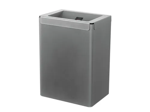 Afvalbak 25 liter RVS Open Anti Vingerprint SMART-READY