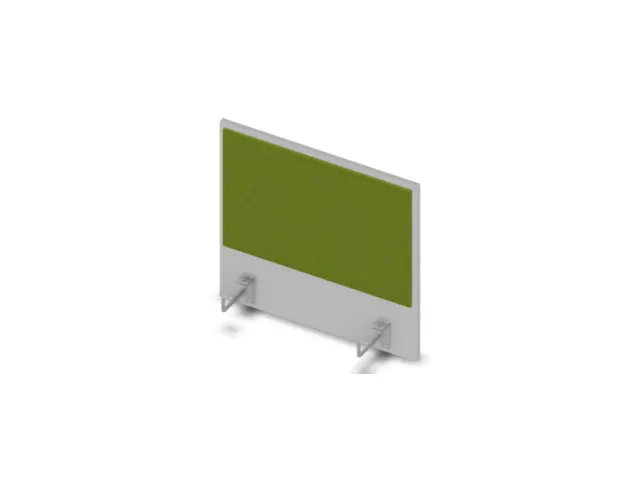 opzetpaneel bureau aanbouw zijkant MP-lichtgrijs BN7048-groen 600mm