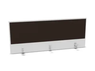 opzetpaneel,v. bureau,aanbouw achter,B 1400mm,Bl-wit,BN2036-bruin - 1