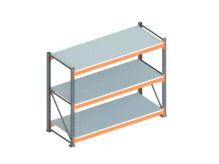 Breedvakstelling Basisveld 2200x2870x1100mm 3 Stalen Legborden 2400kg - 1