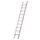 ladder,eenzijdig,10,verstevigde treden,balk L 2,72m,aluminium