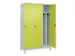 locker voor scheiding van kleding,HxBxD 1950x1200x500mm,3vak