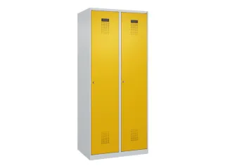 locker,HxBxD 1850x800x500mm,2vak,vak B 400mm,cil.-slot,staand op vloer - 3