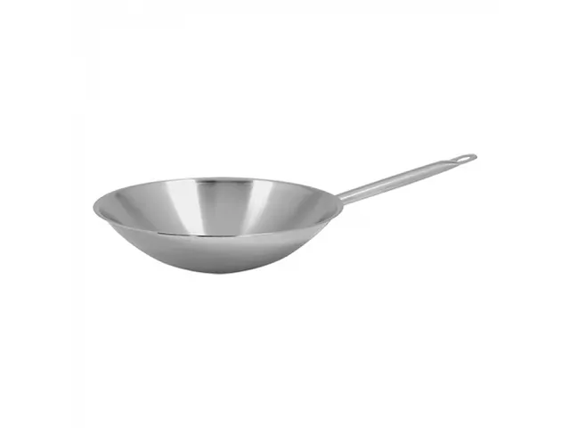 Pujadas RVS Wok met platte bodem 36cm