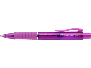 Balpen Faber-Castell Polyball View Electric Fuchsia - 2