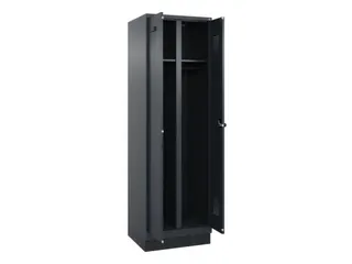 locker voor scheiding van kleding,HxBxD 1950x600x500mm,2vak - 1