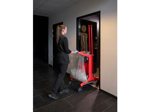 Vikan Hygiene vuilniszakhouder voor HyGo Mobile Cleaning Station grijs