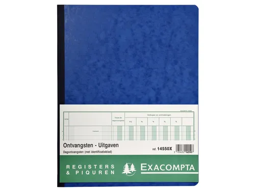 Register Piqure dagontvangsten 320x250mm 80vel assorti