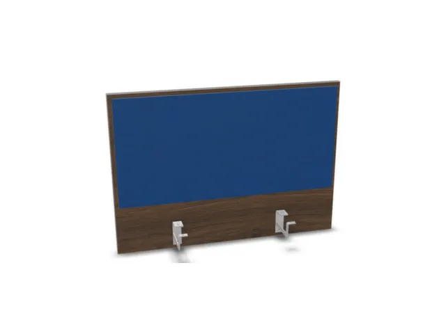 opzetpaneel bureau aanbouw achter NV bruin hickory BN6016-blauw 800mm