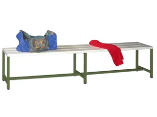 omkleedbank,HxLxD 430x2000x370mm,onderstel RAL6011 - 2