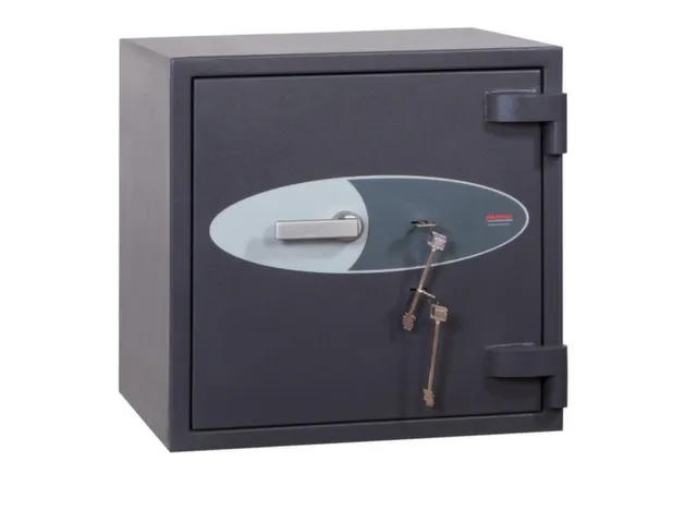 kluis,HxBxD 580x580x545mm,1niveaus,romp RAL7024,front RAL7024