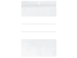 Gripzak Raadhuis 160x230mm met schrijfvlak, krimp a 100 stuks - 1