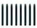 Inktpatroon Waterman lang Zwart 8 stuks