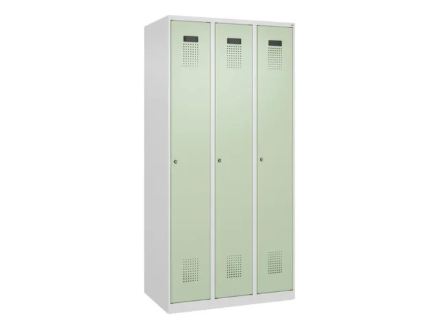 locker voor scheiding van kleding,HxBxD 1850x900x500mm,3vak