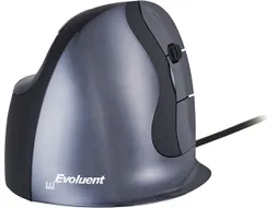 Evoluent D Ergonomische muis bedraad rechts Antraciet Large