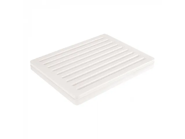 Caterchef Broodsnijplank met kruimelvanger Wit 43x32x4 cm