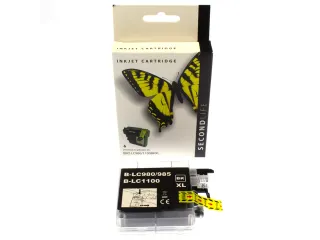Cartridge SecondLife Brother LC 980/1100 zwart - 1
