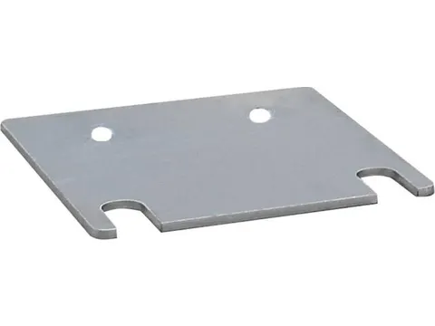 onderlegplaat,v. staanderframe,LxB 120x130mm,dikte 3mm