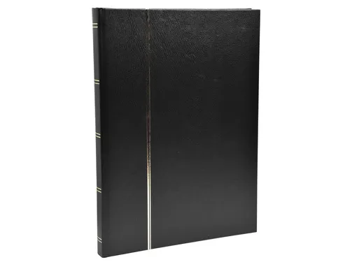 Postzegelalbum Exacompta 22.5x30.5cm 48 zwarte pagina's zwart