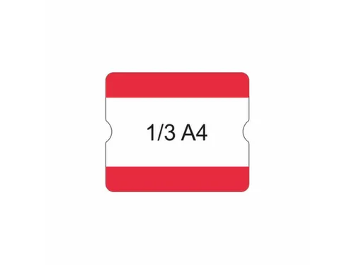beschrijfbare hoes,markering HxB 216x180mm,PVC,rood