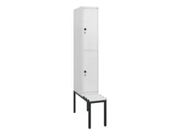 Dubbeldekse dekenkist,HxBxD 1950x300x815mm,1x2vak.,vak B 300mm