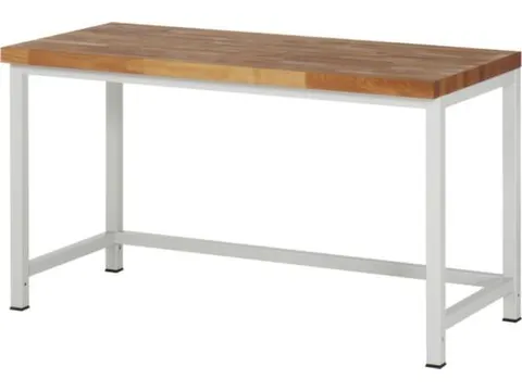 werkbank,HxBxD 840-1040x1500x700mm,beukblad,geolied,draagverm. 1250kg