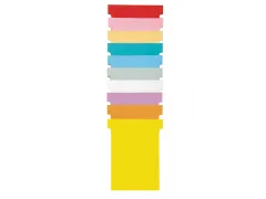 T-planbordkaarten index 3, ft 120 x 92 mm, groen