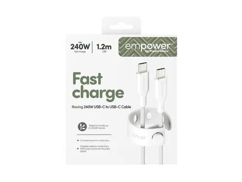PanzerGlass empower by Racing 240W USB-C to USB-C Cable | USB 2.