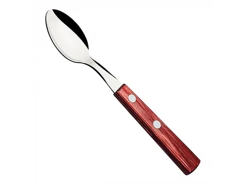 Bistro koffielepel bruin polywood