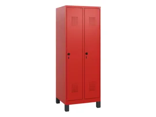 schoollocker,HxBxD 1630x600x500mm,2vak,vak B 300mm,draaigrendel,voeten - 2