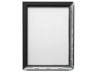 Kliklijst Seco A4 zwart 25mm Aluminium frame, anti-glans PVC voorkant - 10