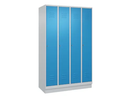 locker voor scheiding van kleding,HxBxD 1950x1200x500mm,4vak