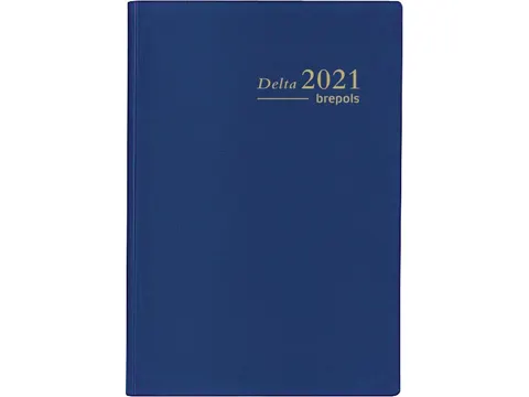 agenda Delta Seta 6-talig, blauw, 2026