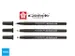 Set calligraphie Sakura Pigma 3 largeurs noir