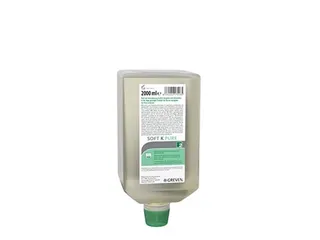 Soft K Pure was -& douchegel geurvrij 2 liter vulling - 1