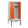locker met bank,HxBxD 1950x800x815mm,2vak,vak B 400mm,cilinderslot