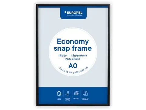 Kliklijst Europel Economy A0 25Mm Zwart