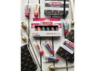 Acrylverf Talens Art Creation metallic assorti 6 tubes à 12ml - 6