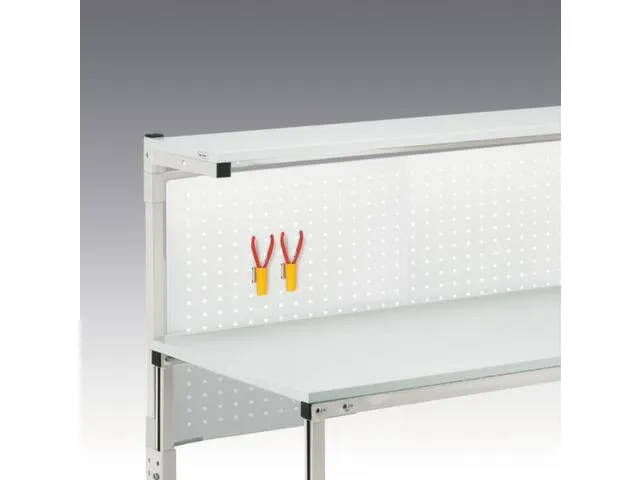 plaque perforée,p. table de travail,ESD,Hxl 750x1200mm