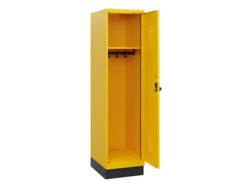 schoollocker,HxBxD 1630x400x500mm,1vak,vak B 400mm,draaigrendel,sokkel