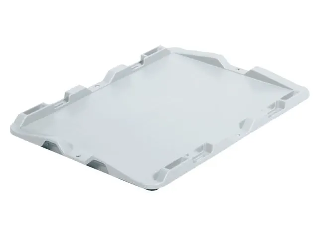 Couvercle Indépendant Pour Bac Industriel Gerbable; Lxl 600x400mm Gri