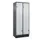 Z-garderobekast,HxBxD 1950x800x500mm,vak B 200/400mm,draaigrendel