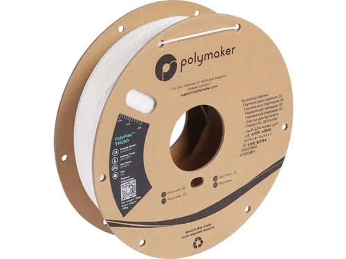 TPU90-A 1,75mm wit 0,75kg PolyFlex 3D Filament