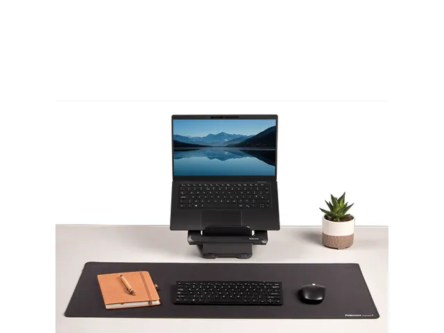 Bureau-onderlegger Fellowes Breyta zwart 80x40cm