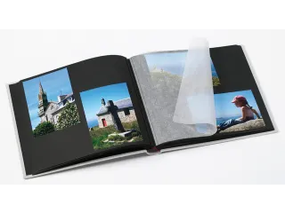 Fotoalbum walther design Black&White 30x30cm 25 vel zwart - 3