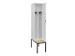 locker voor scheiding van kleding,HxBxD 2120x400x815mm,1vak